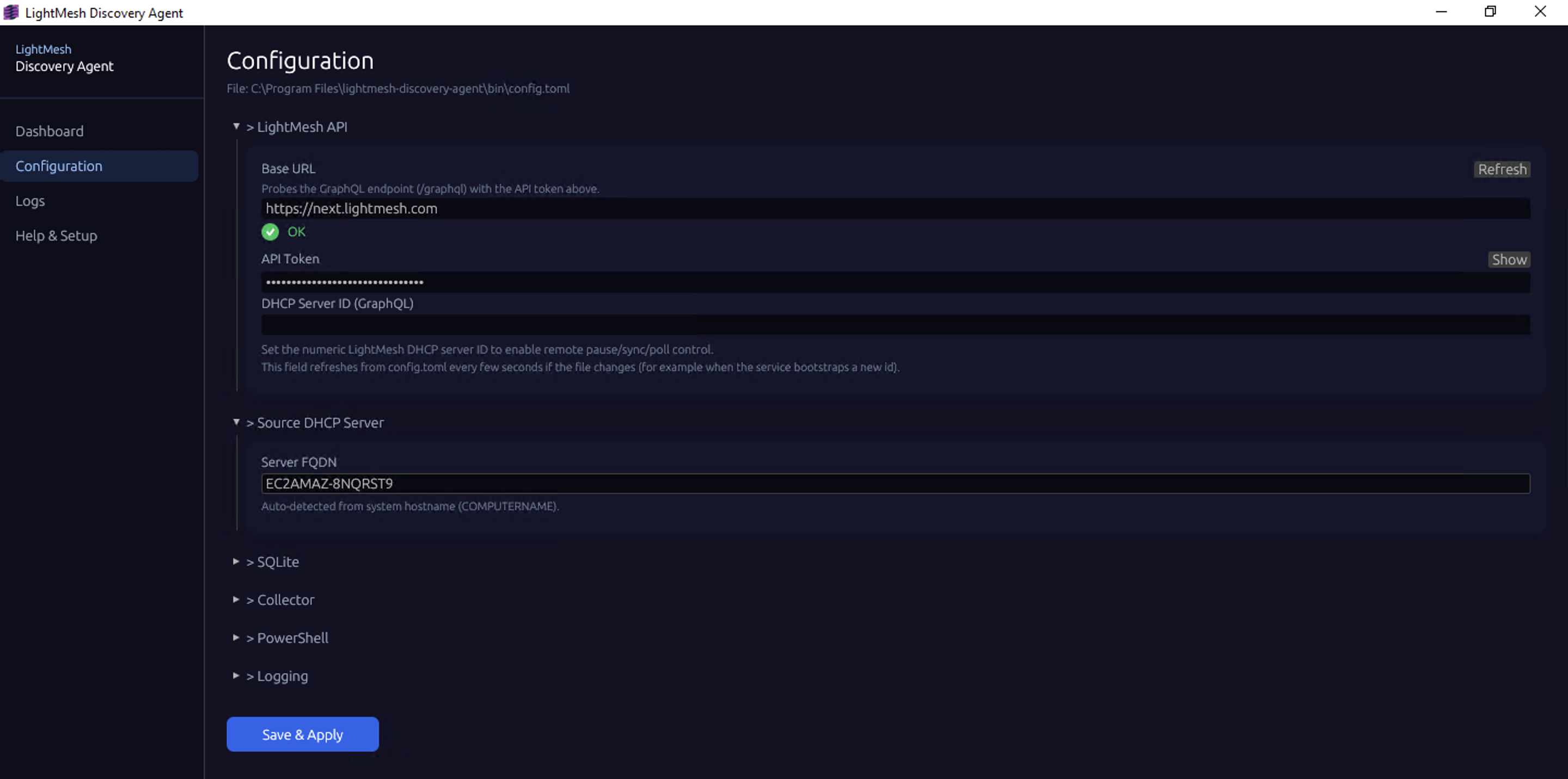 Configuration overview