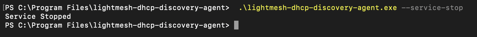 Server Core - &ndash;service-stop 