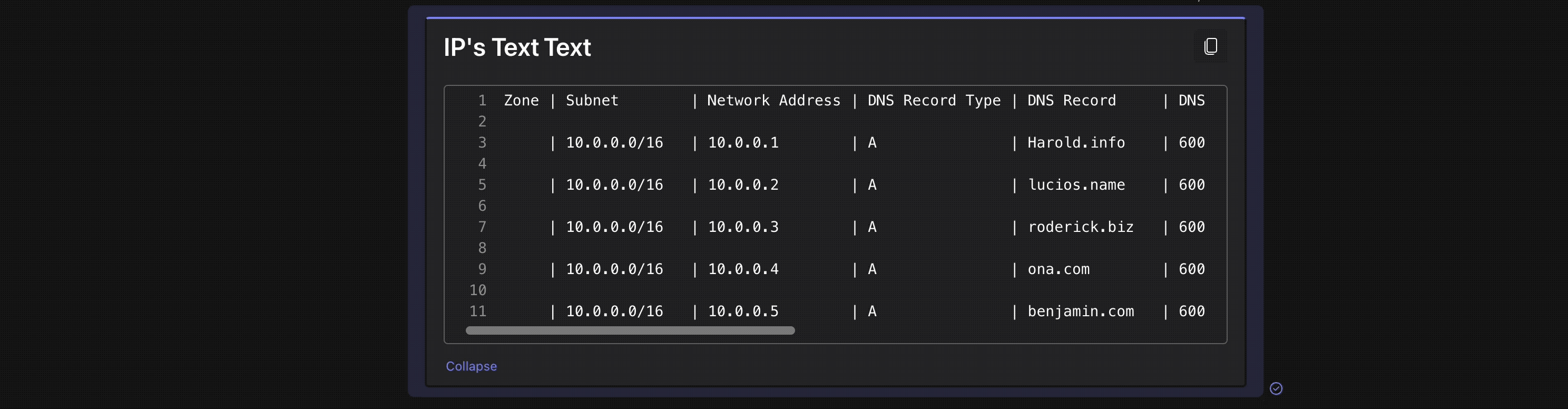 Copy-to-Clipboard Export