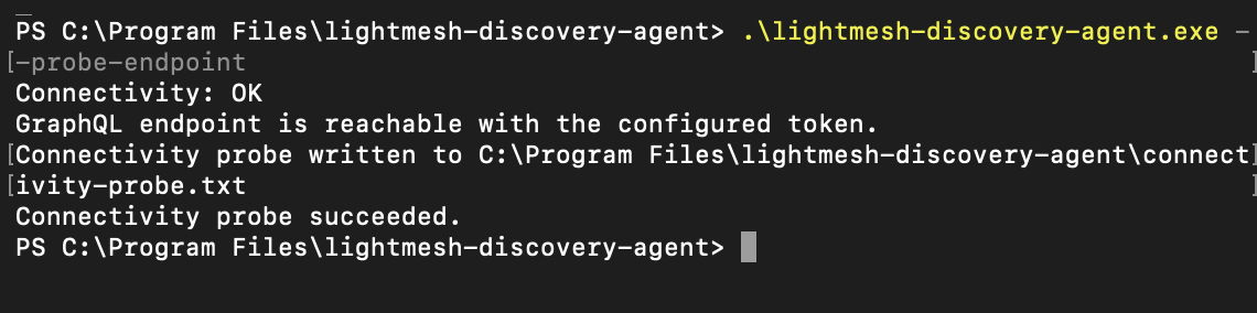 Server Core - –probe-endpoint